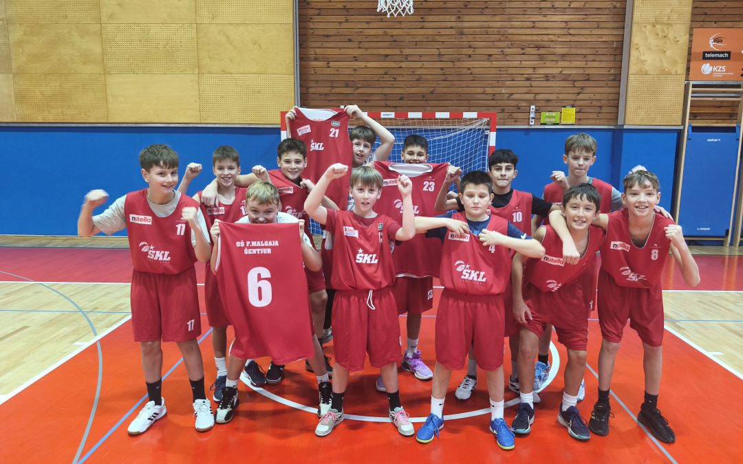 Mlajši učenci občinski prvaki v košarki